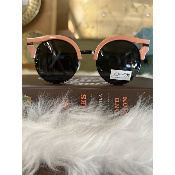 Joes Jeans Sunglasses x2 Satin Gunmetal Blush Satin Two Tone Indie Y2K Festival - Picture 13 of 16